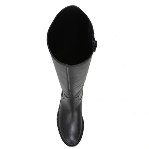 Vince soft top grain leather water resistance knee high lug boot size 6M and 7M - Picture 6 of 16